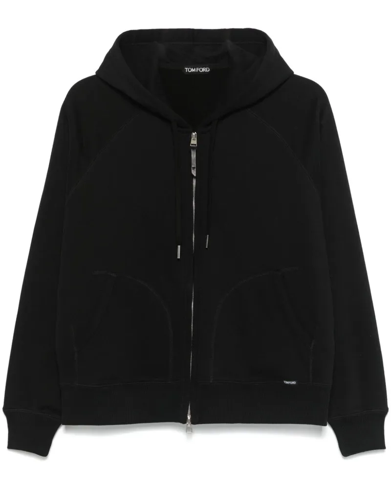 Tom Ford Kapuzenjacke mit Reißverschluss - Schwarz Schwarz
