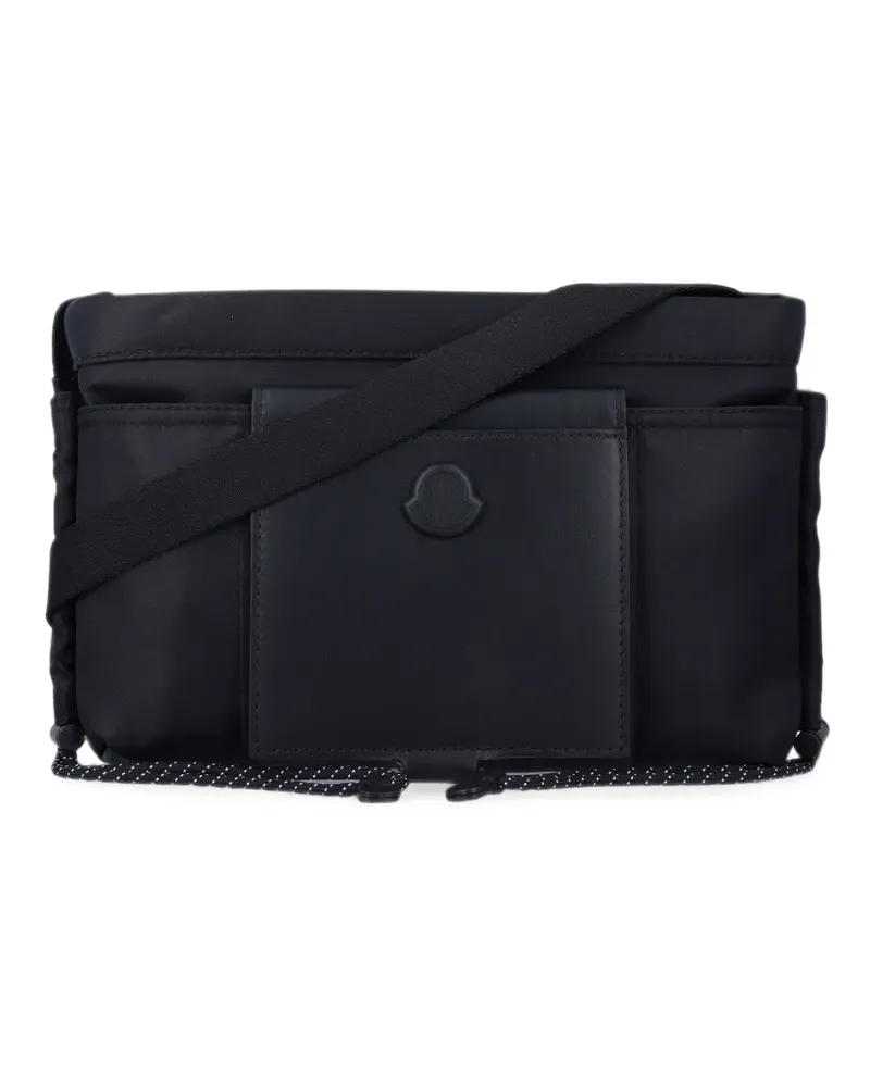 Moncler Kenton logo-patch messenger bag - Schwarz Schwarz