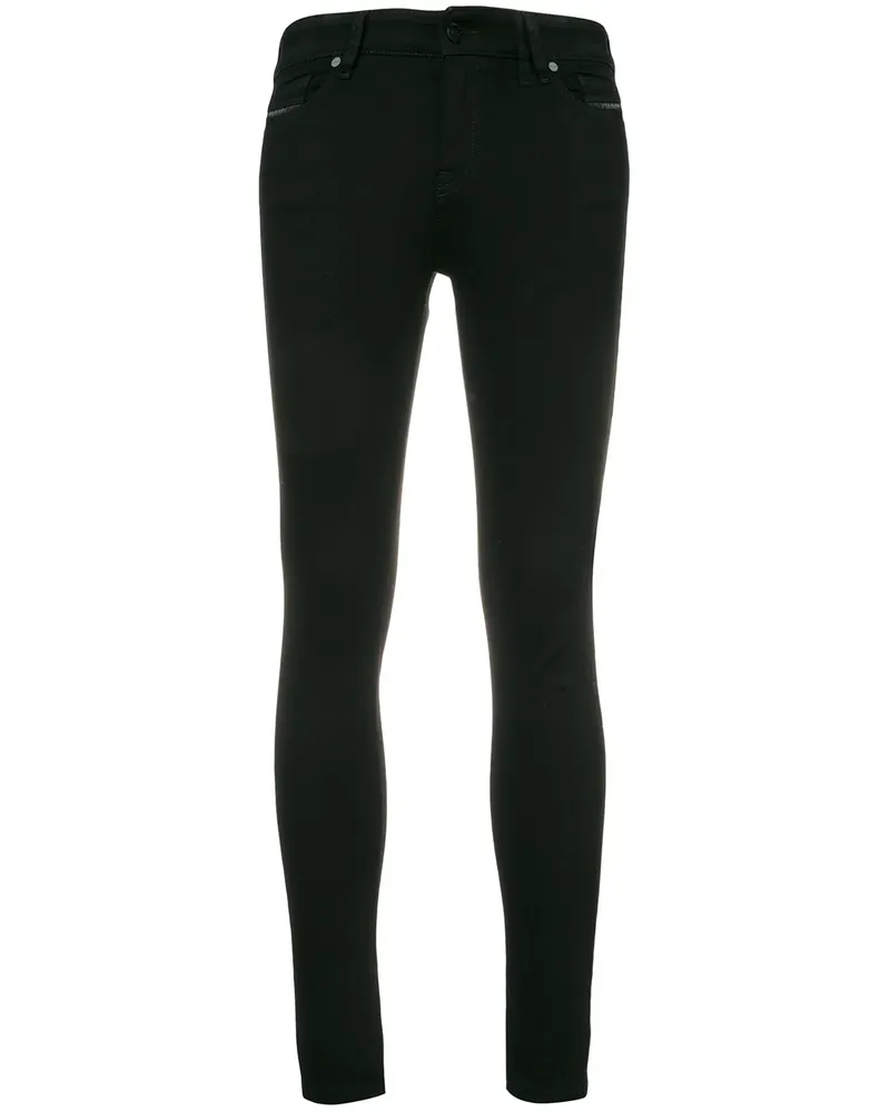 Diesel Tief sitzende Skinny-Jeans - Schwarz Schwarz