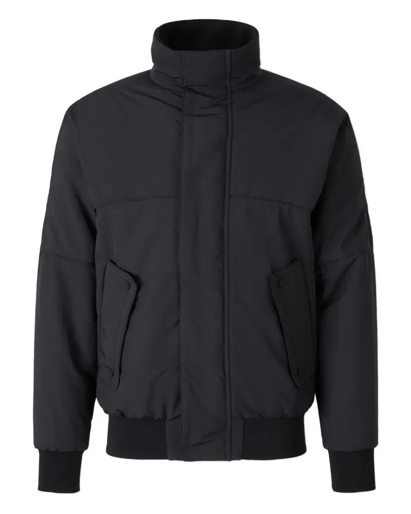 Herno Mantel mit Stehkragen - Schwarz Schwarz