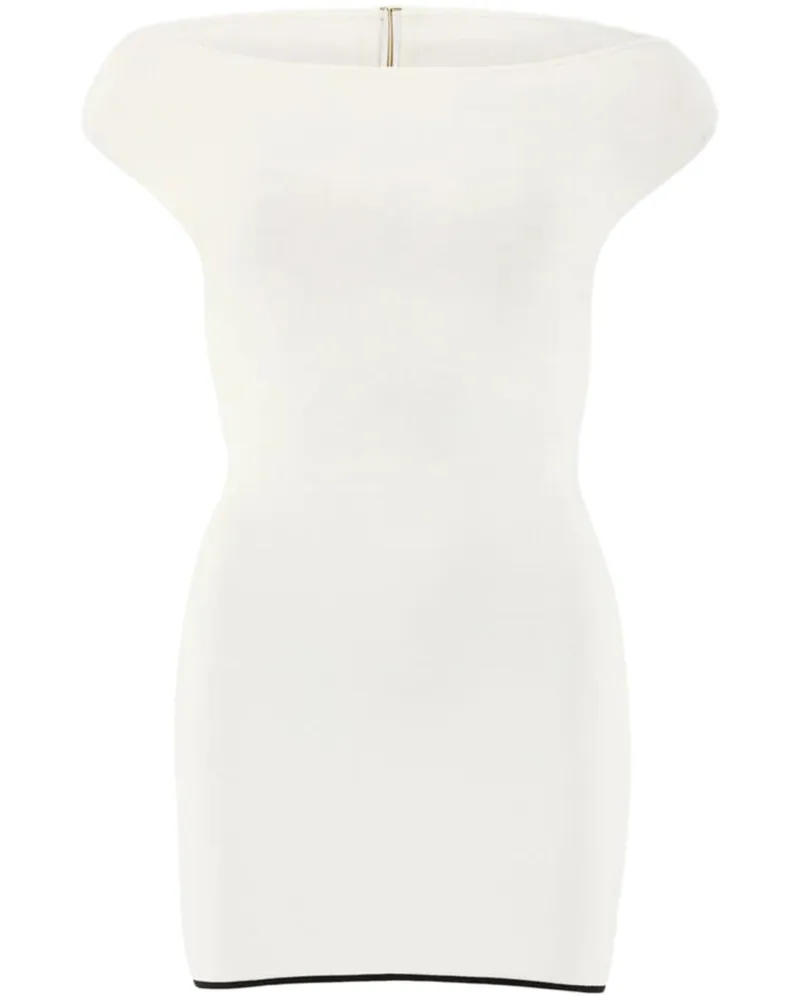 Jacquemus La Mini Robe Maille Noiva Kleid - Weiß Weiß