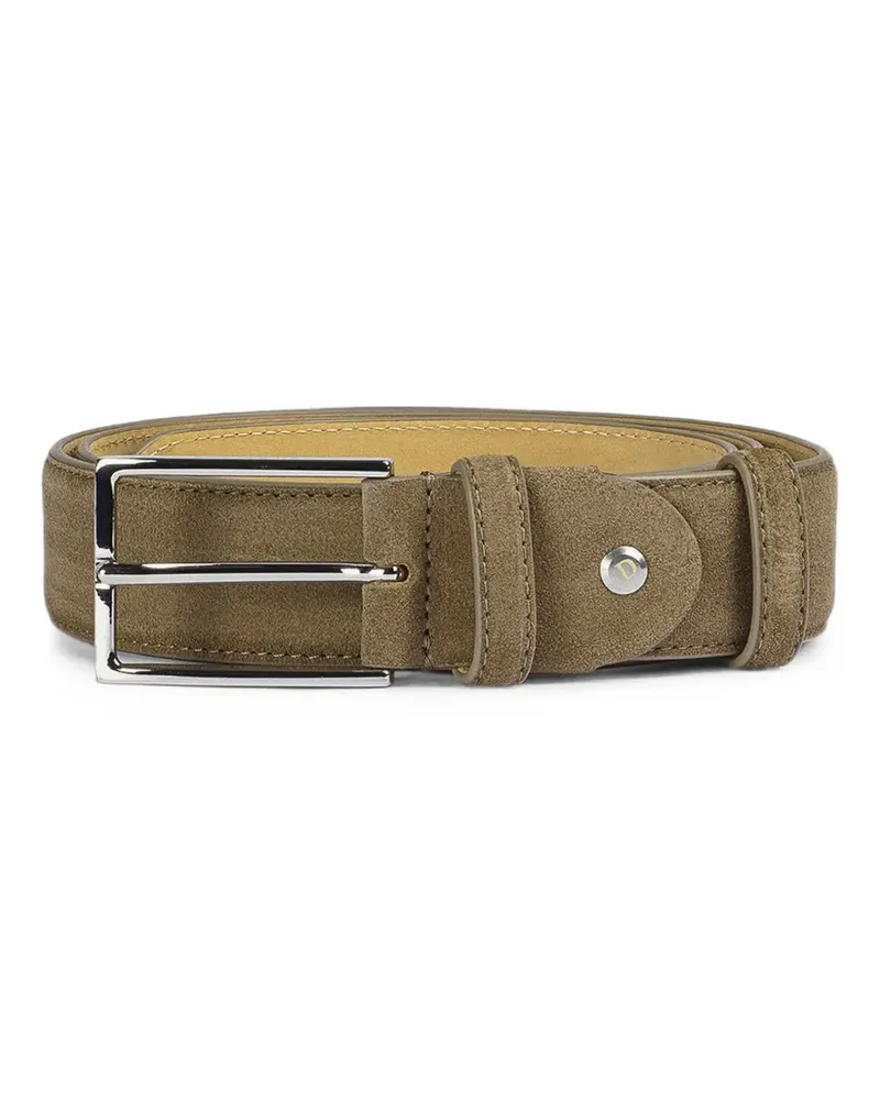 Doucal´s suede buckle-fastening belt - Nude Nude