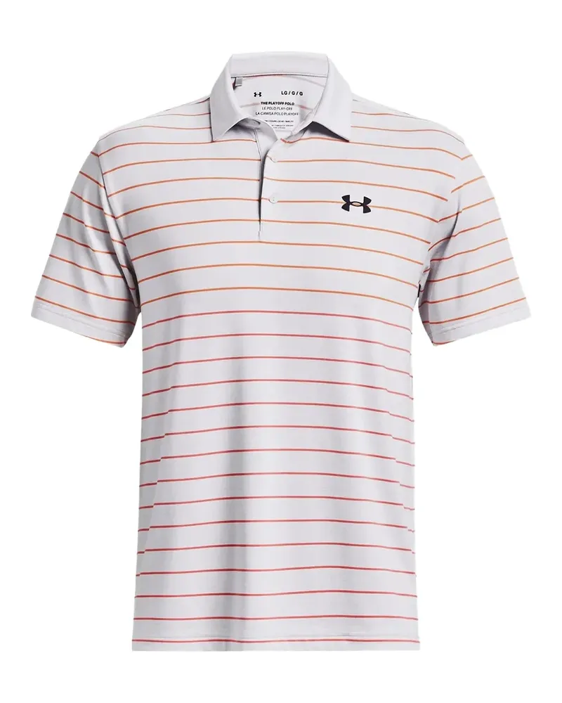 Under Armour Playoff 3.0 striped polo shirt - Grau Grau