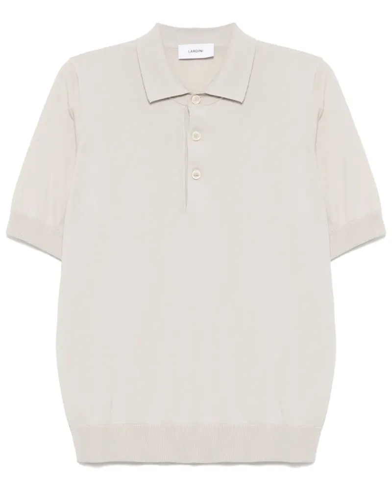 LARDINI Klassisches Poloshirt - Grau Grau