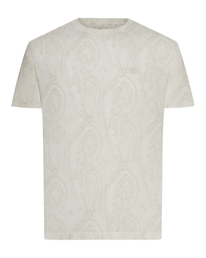 Etro T-Shirt mit Paisleyprint - Nude Nude