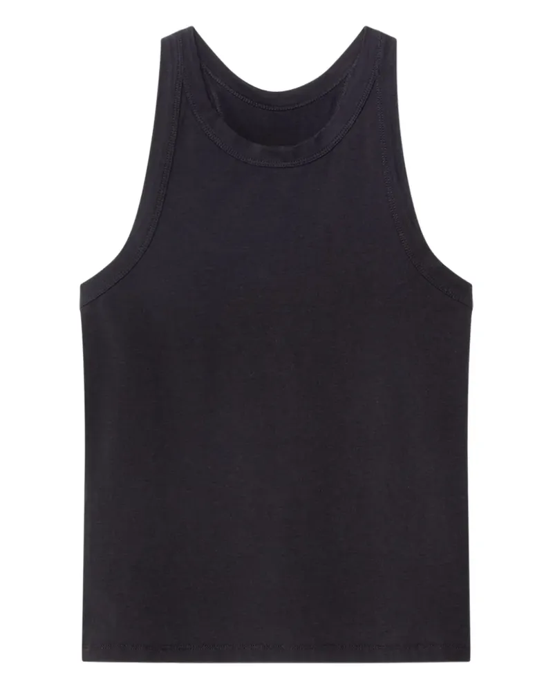 Another Tomorrow Tanktop mit Racerback - Schwarz Schwarz