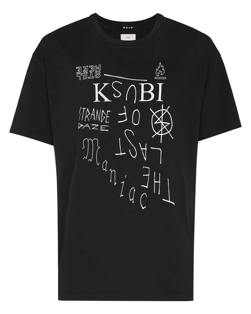 ksubi Last Maniac T-Shirt - Schwarz Schwarz