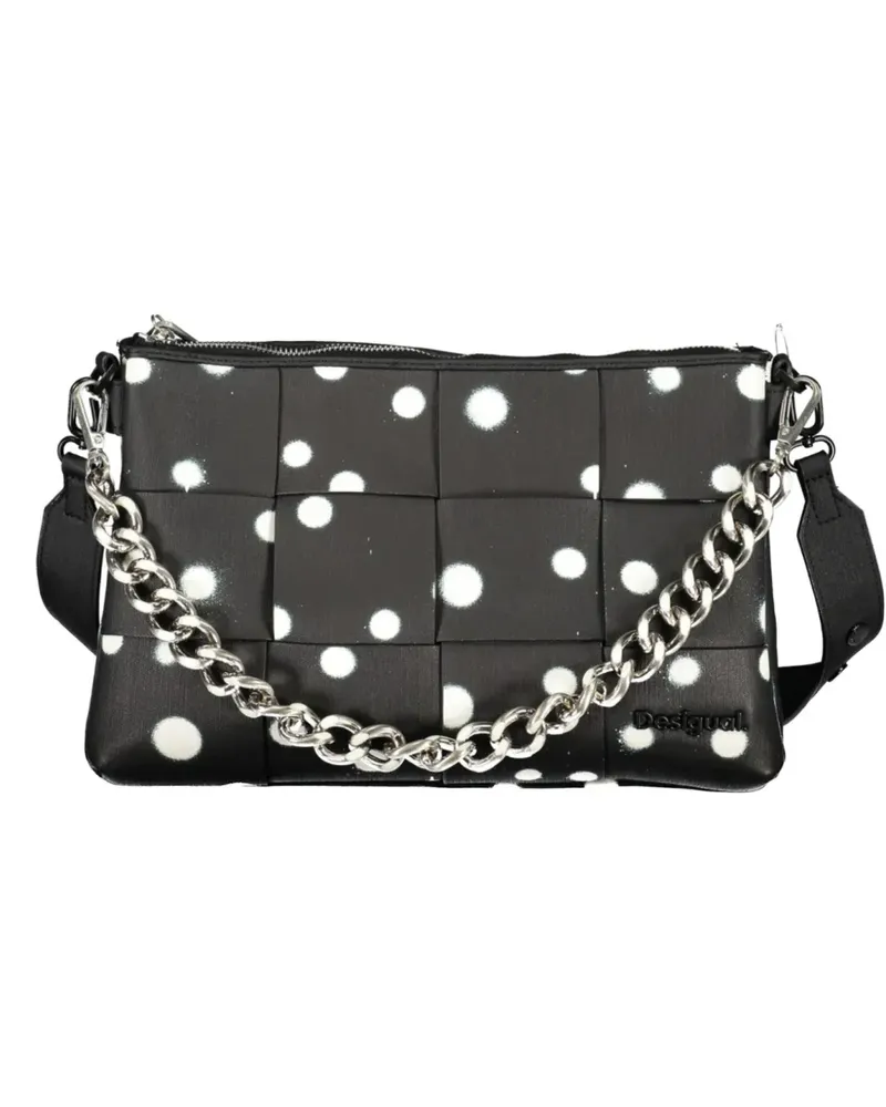 Desigual polka-dot clutch bag - Schwarz Schwarz