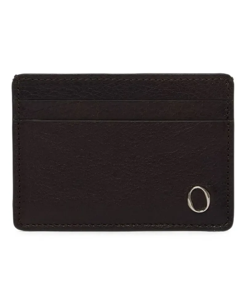 Orciani leather cardholder - Braun Braun
