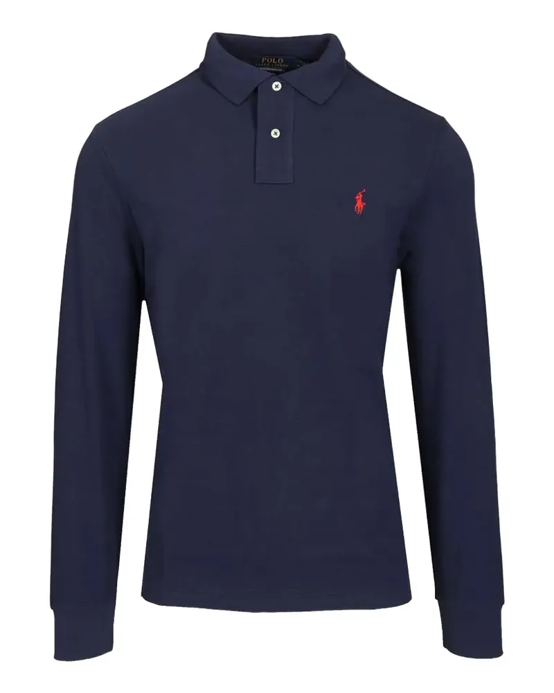 Ralph Lauren Poloshirt mit Logo-Stickerei - Blau Blau