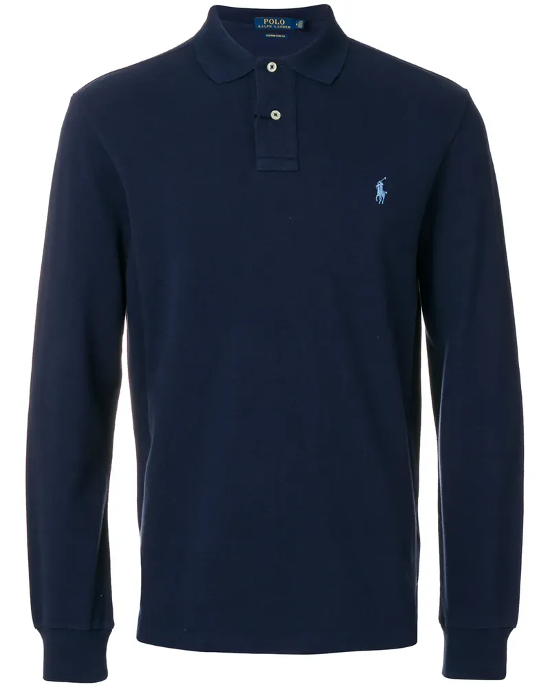 Ralph Lauren Poloshirt mit Logo-Stickerei - Blau Blau
