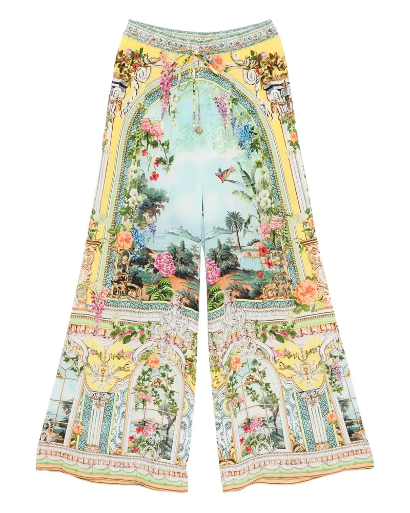 Camilla Tales of Topkapi Palace Wide-Leg-Hose - Blau Blau