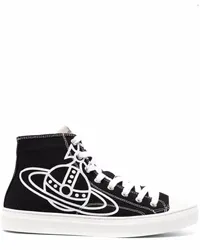 Vivienne Westwood Plimsoll High-Top-Sneakers Schwarz