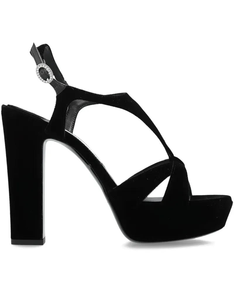 Jimmy Choo 135mm Kesia t-strap platform heel sandals - Schwarz Schwarz