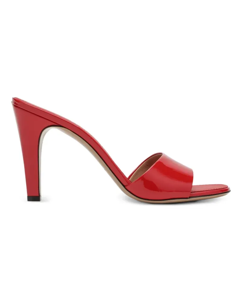 Ferragamo Sandalen mit Streifendetail - Rot Rot