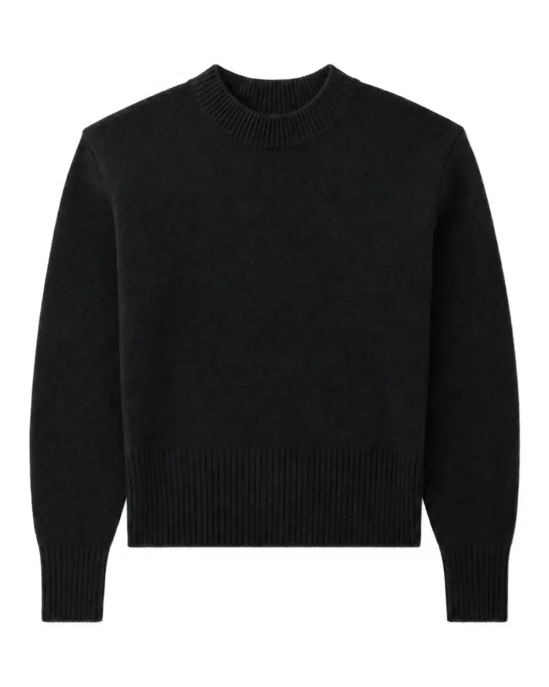IRO Pullover mit geripptem Saum - Schwarz Schwarz