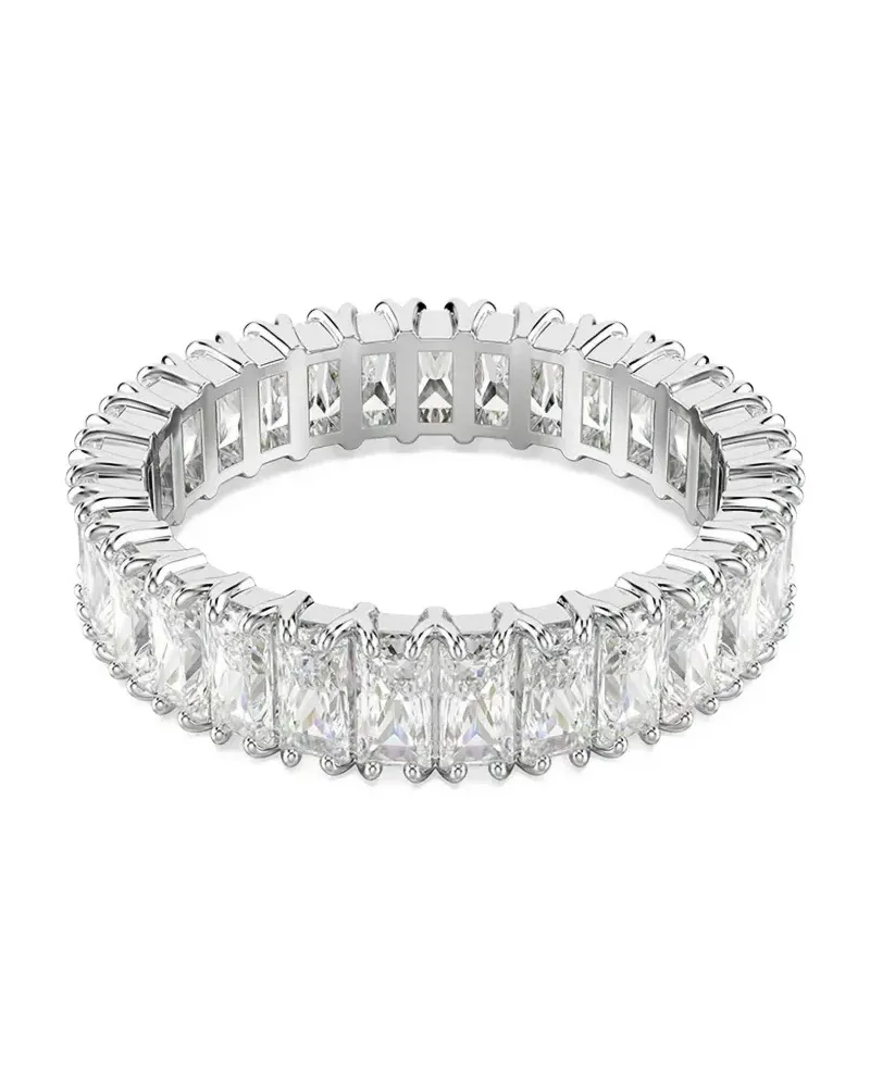 Swarovski Matrix rectangular-cut ring - Silber Silber