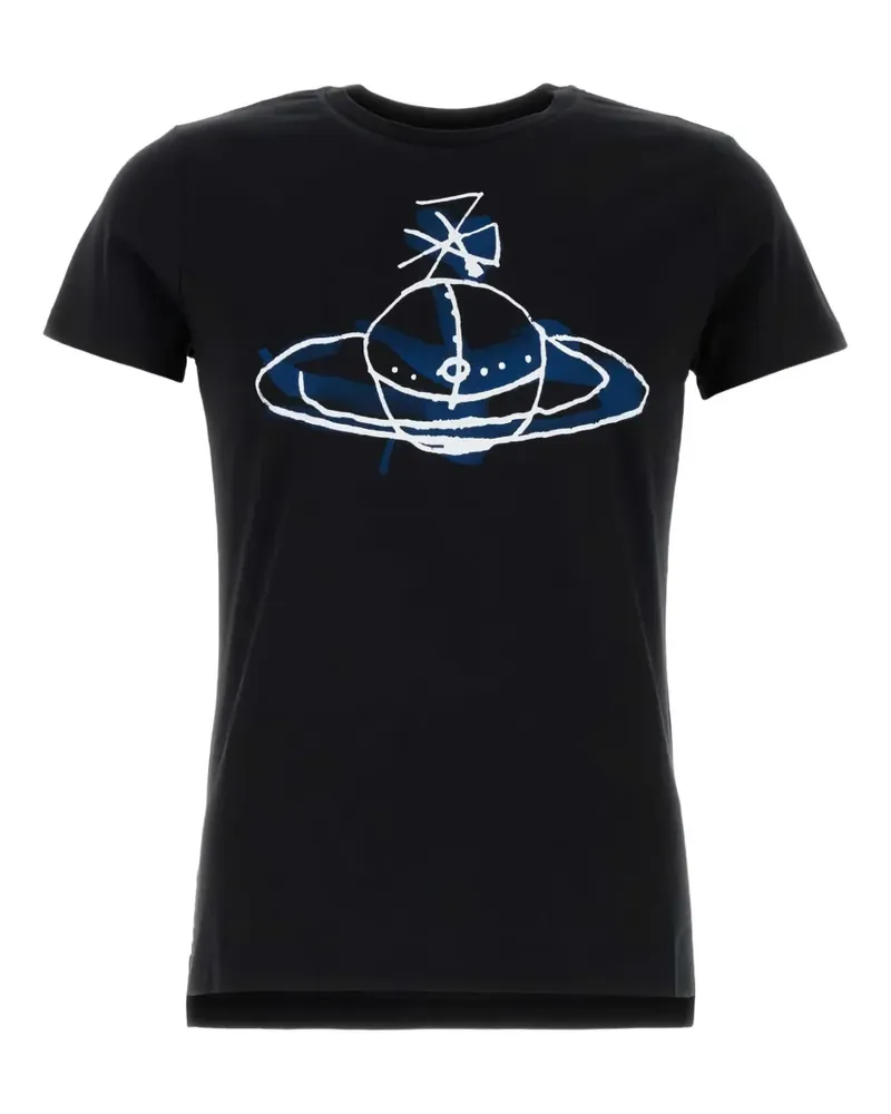 Vivienne Westwood Klassisches T-Shirt - Schwarz Schwarz