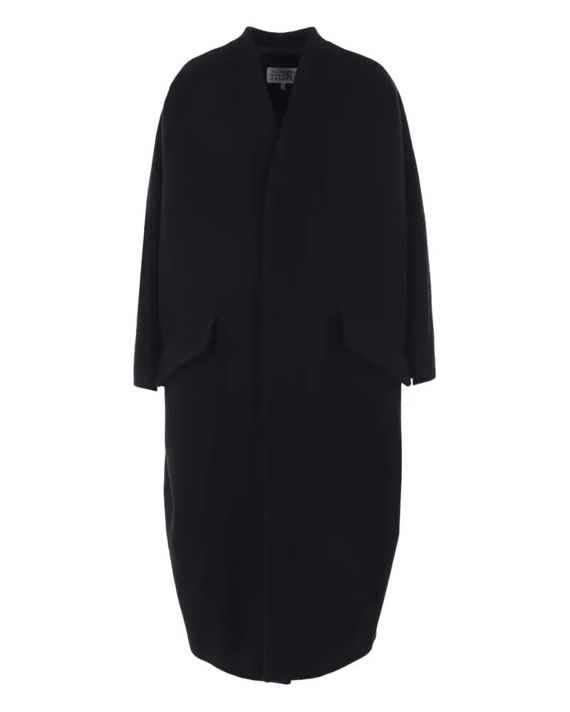 Maison Margiela Langärmeliger Mantel - Schwarz Schwarz