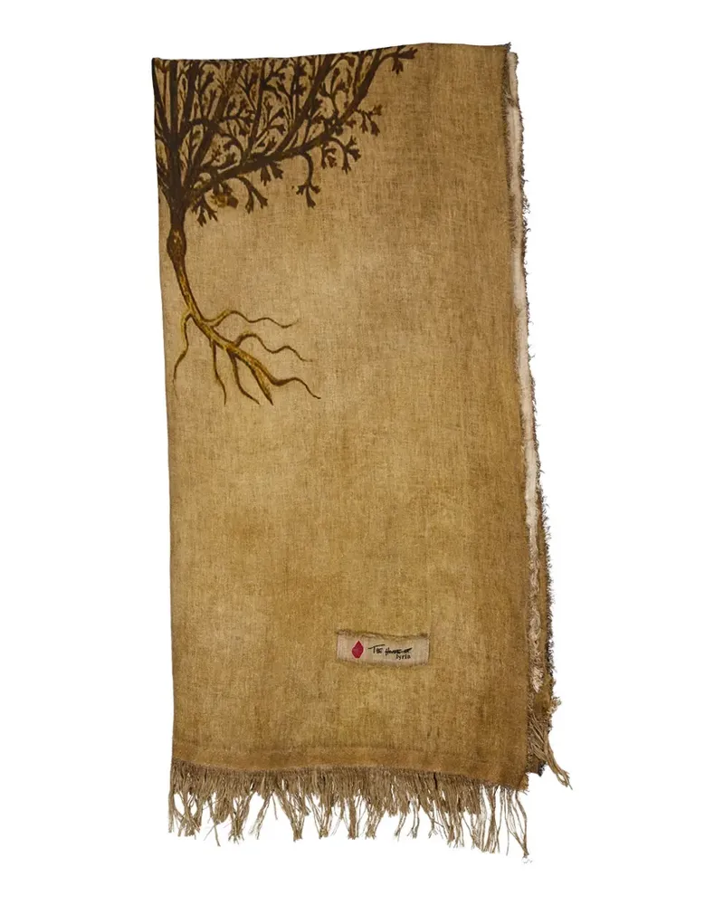 The House of Lyria Tormento patterned tablecloth - Nude Nude