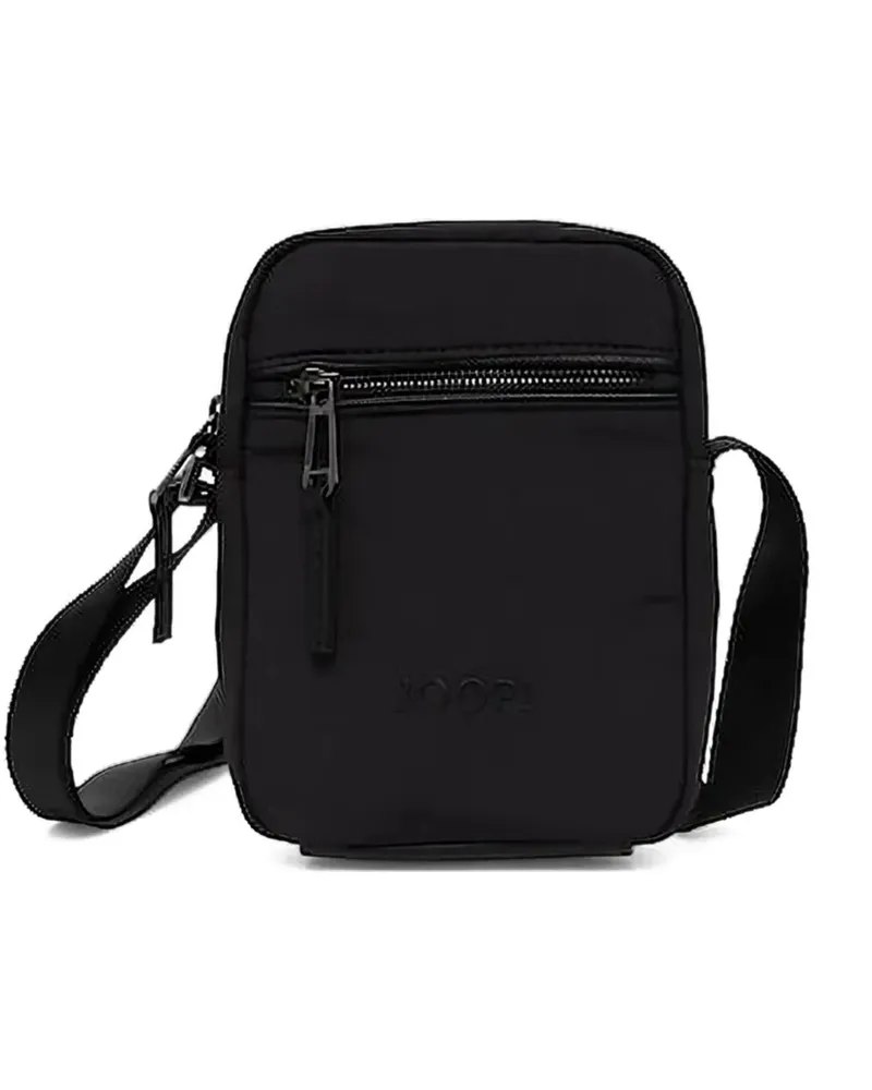 JOOP! Gesteppte Kuriertasche mit Reißverschluss - Schwarz Schwarz
