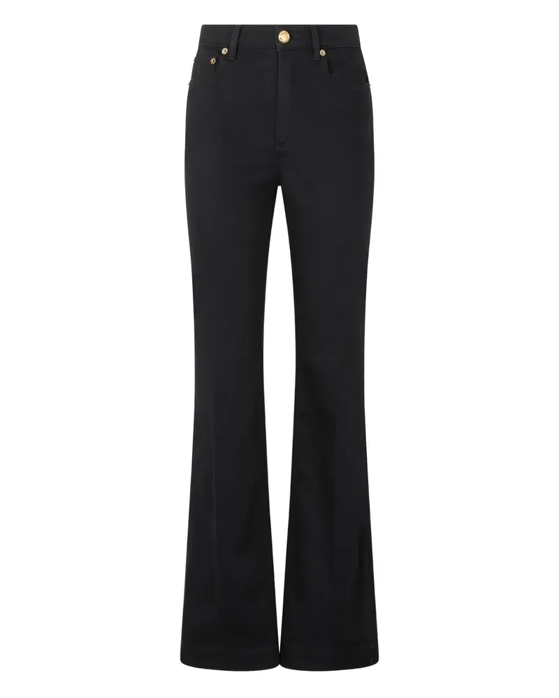 Roberto Cavalli Snake Jeans mit Monogramm - Schwarz Schwarz