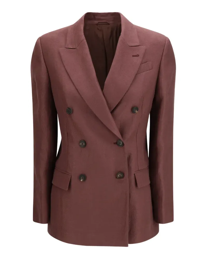 Brunello Cucinelli double-breasted blazer - Rot Rot
