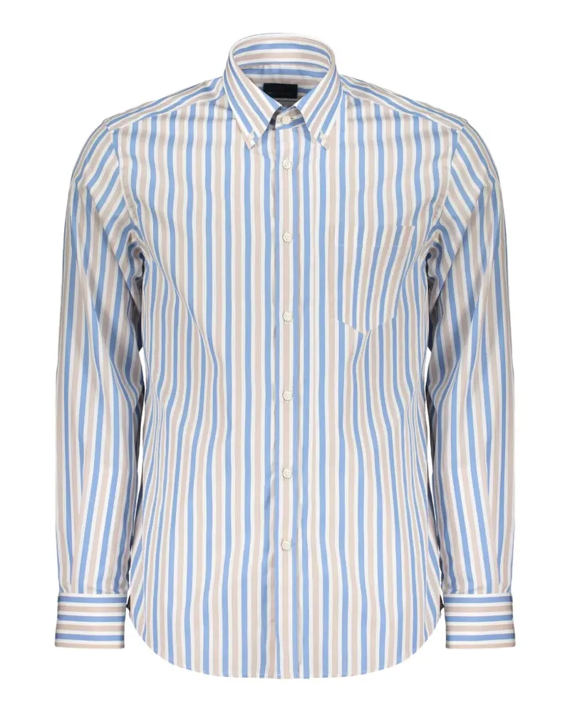 Paul & Shark striped button shirt - Weiß Weiß