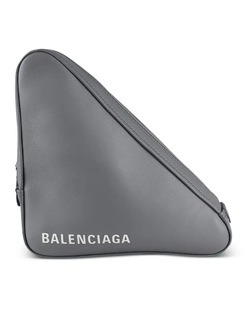 Balenciaga Triangle Clutch - Grau Grau