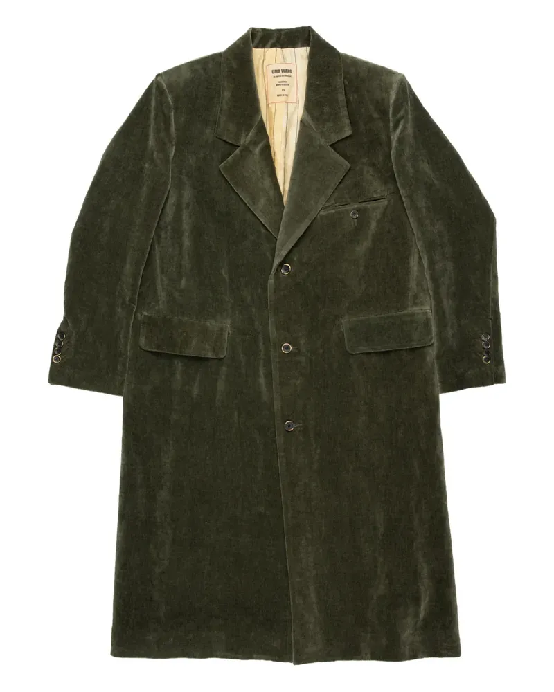 Uma Wang Celia buttoned coat - Grün Grün