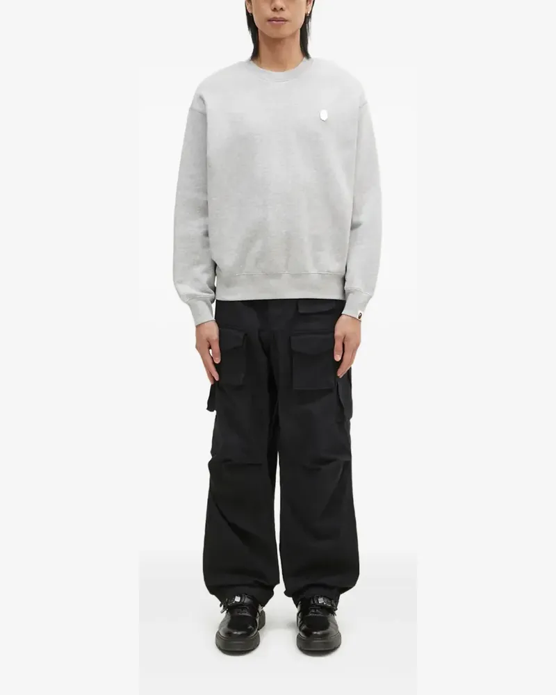 BAPE Ape Head Sweatshirt mit Rundhalsausschnitt - Grau Grau