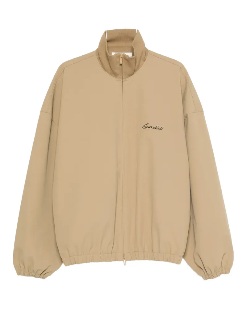 Fear of God logo-embroidered jacket - Nude Nude