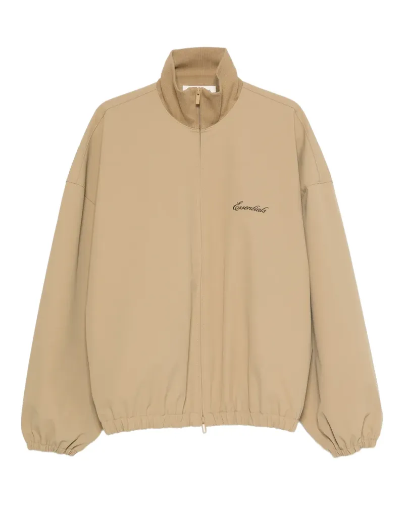 Fear of God logo-embroidered jacket - Nude Nude