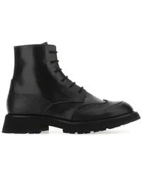 Alexander McQueen Punk Worker Schnürstiefel Schwarz