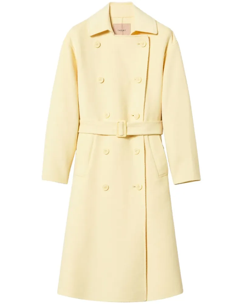 Twin-Set Klassische Cabanjacke - Gelb Gelb