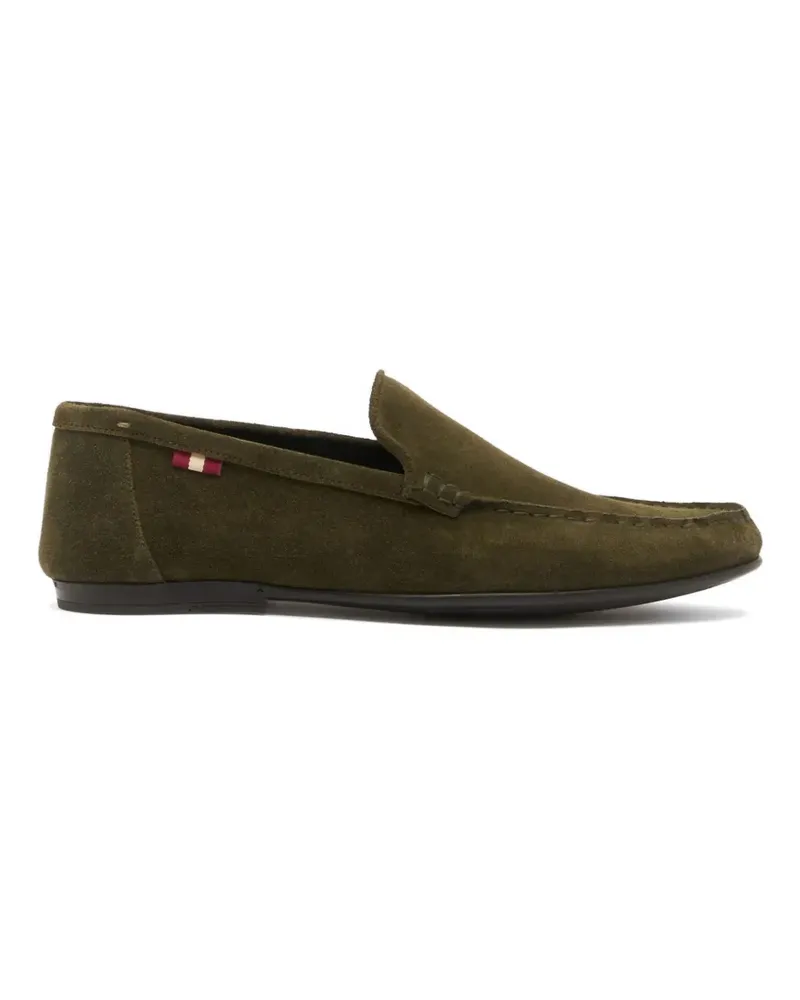 Bally Axony suede loafers - Grün Grün