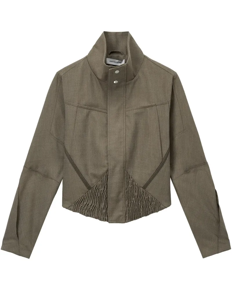KIKO KOSTADINOV Jacke mit gerafftem Detail - Braun Braun