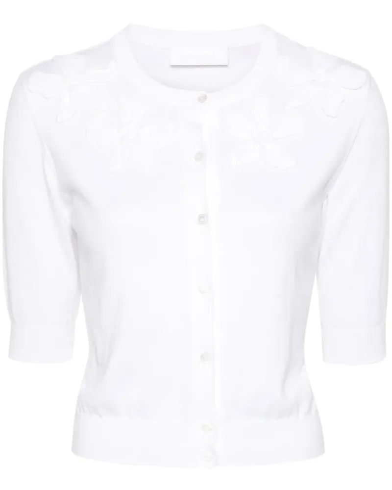 Valentino Garavani Bestickter Cardigan - Weiß Weiß