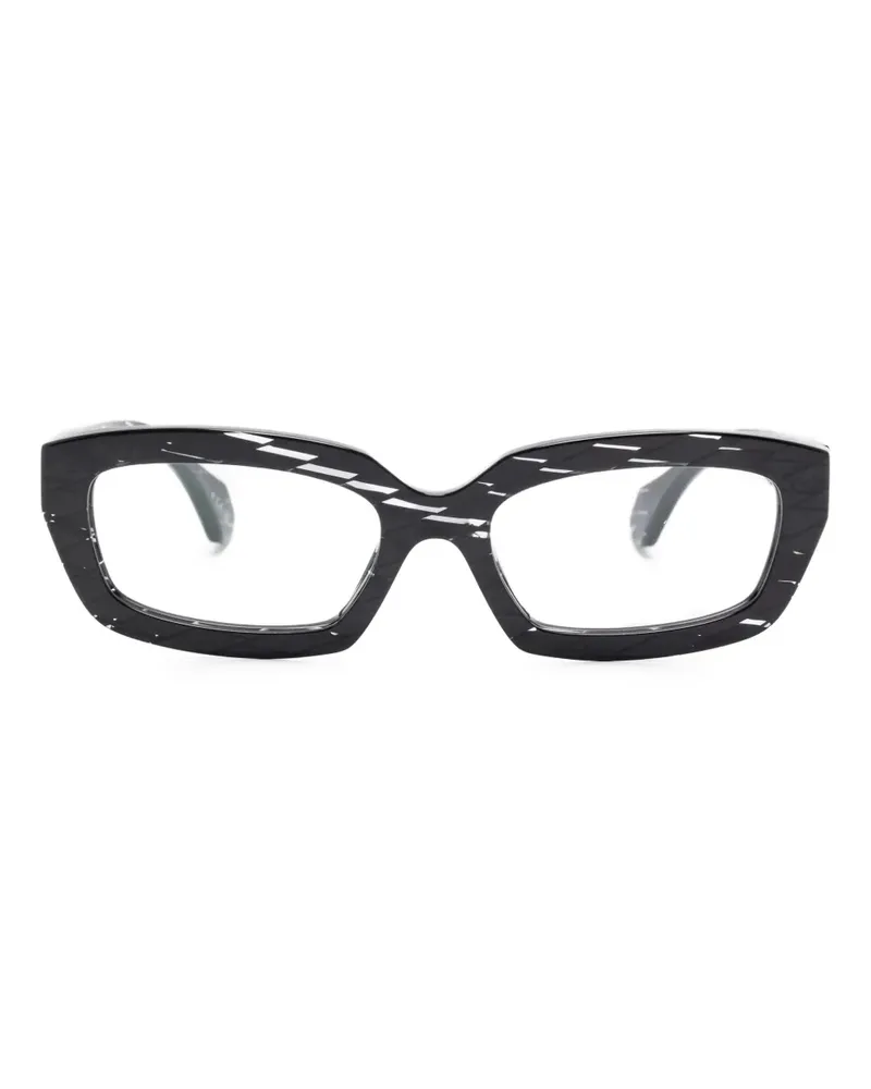Alain Mikli Brille mit eckigem Gestell - Schwarz Schwarz