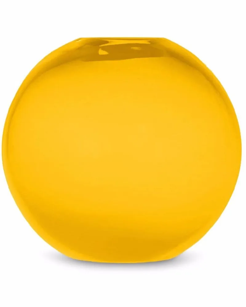 Dolce & Gabbana Kleine Vase aus Muranoglas - Gelb Gelb
