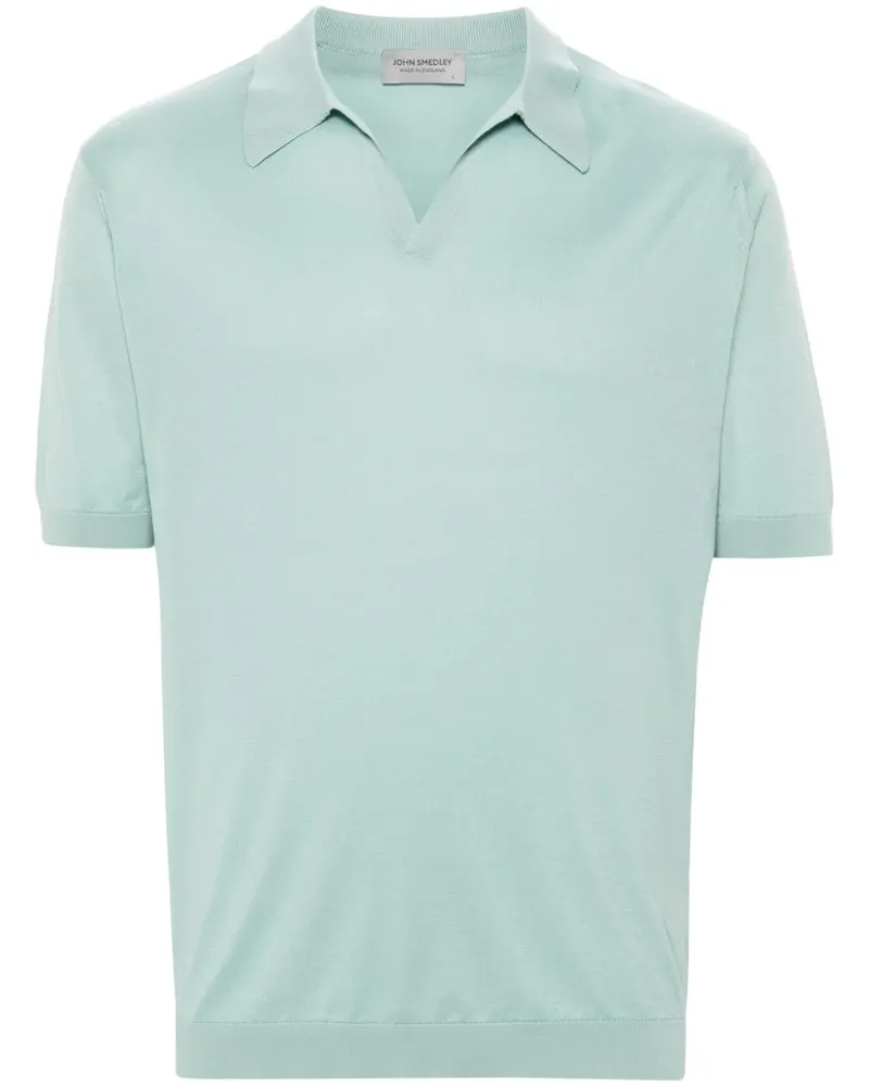 John Smedley Noah Poloshirt aus Baumwolle - Grün Grün