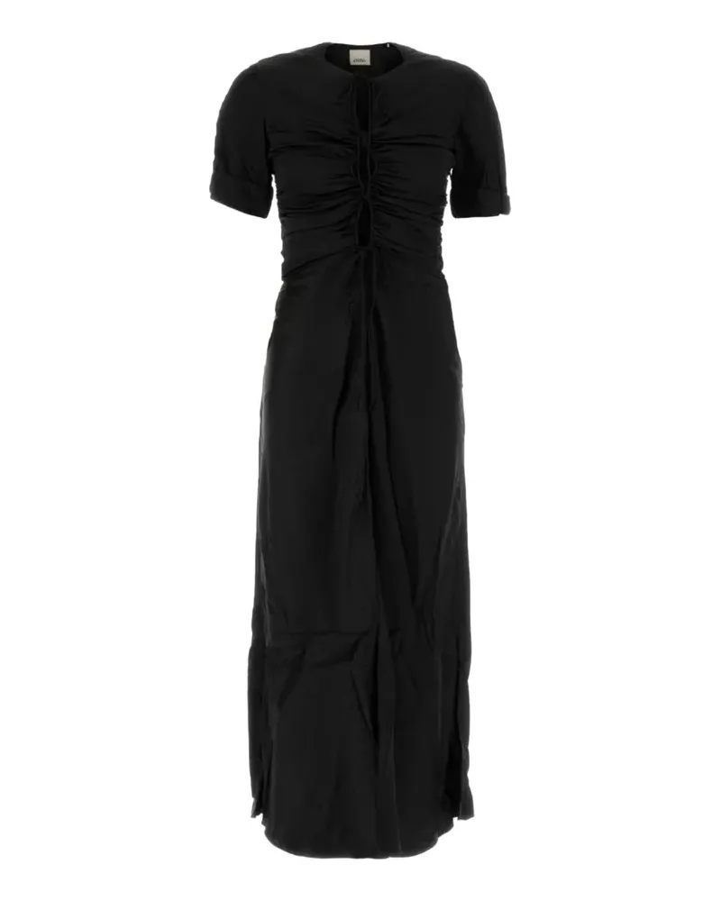 Isabel Marant Louane ruched maxi dress - Schwarz Schwarz