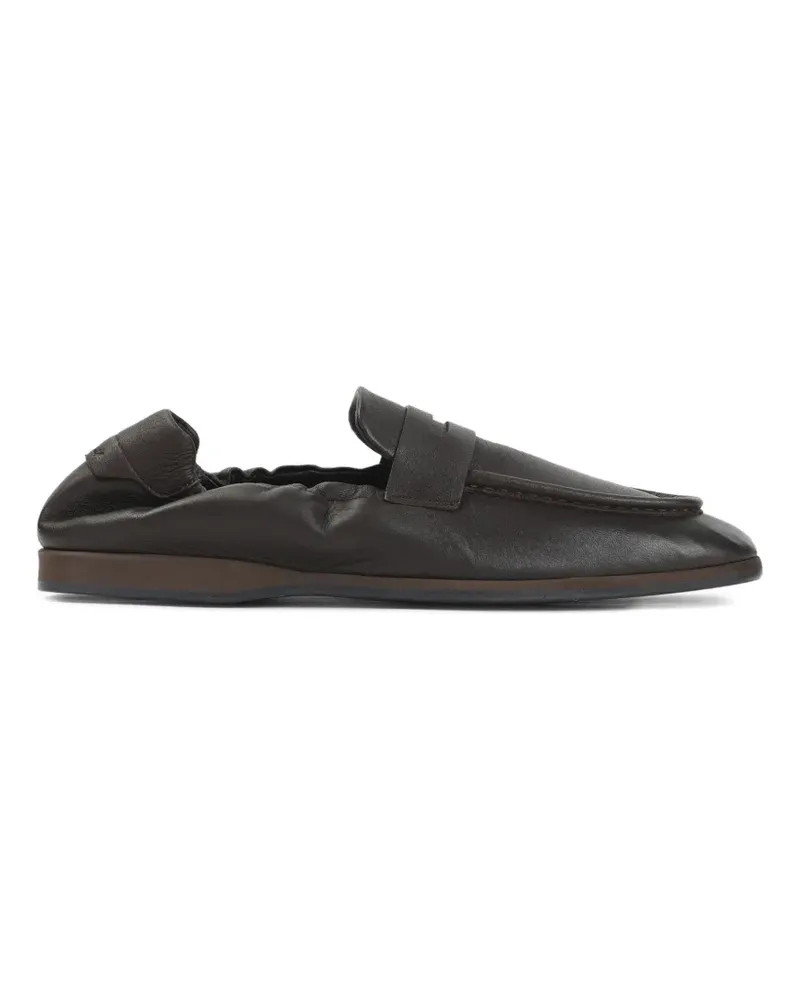 Brioni penny strap loafers - Braun Braun