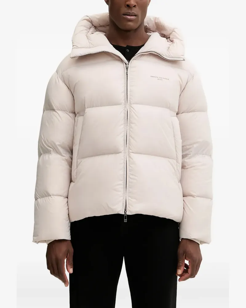 Armani Exchange Kapuzenjacke mit Reißverschluss - Nude Nude