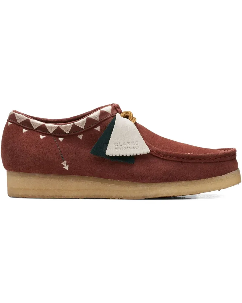 Clarks Wallabee "Auburn" Stiefel - Rot Rot
