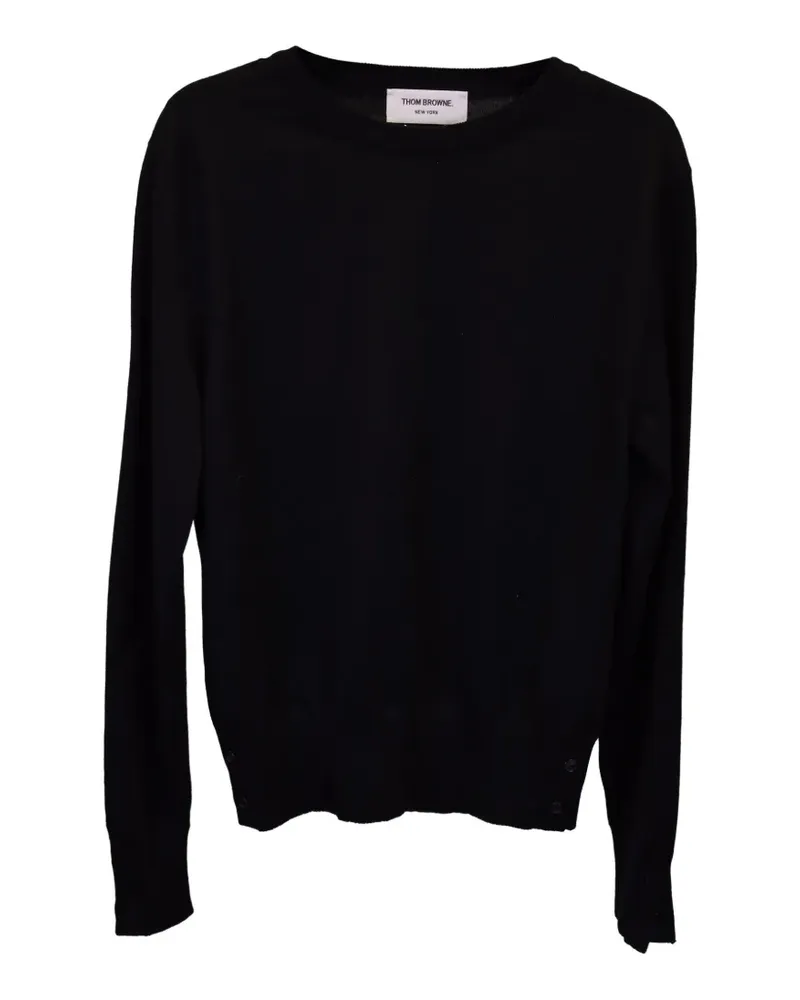 Thom Browne crew-neck sweater - Schwarz Schwarz