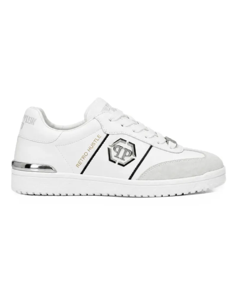 Philipp Plein Retro Hustle Sneakers - Weiß Weiß