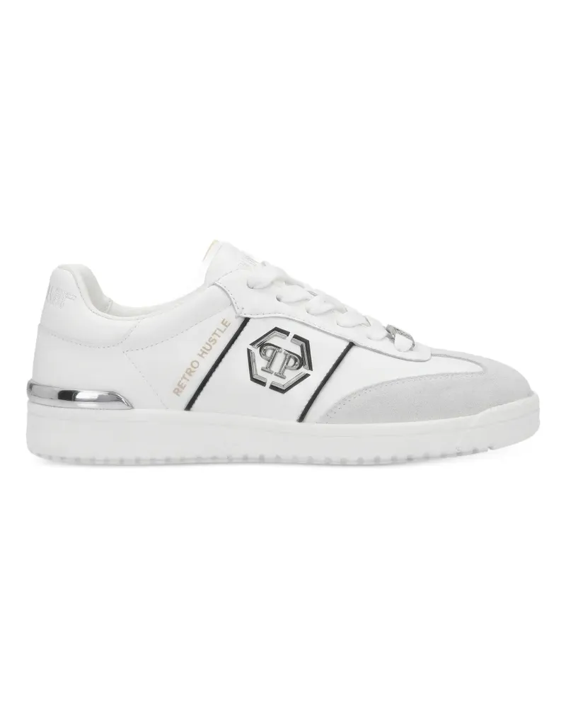 Philipp Plein Retro Hustle Sneakers - Weiß Weiß