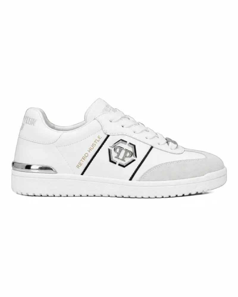 Philipp Plein Retro Hustle Sneakers - Weiß Weiß