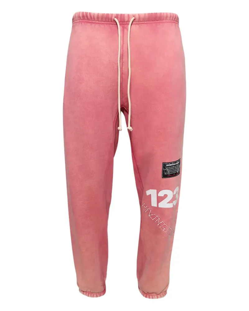 RRR123 Jogginghose im Distressed-Look - Rosa Rosa